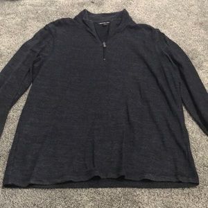 Michael Kors 1/4 zip navy blue